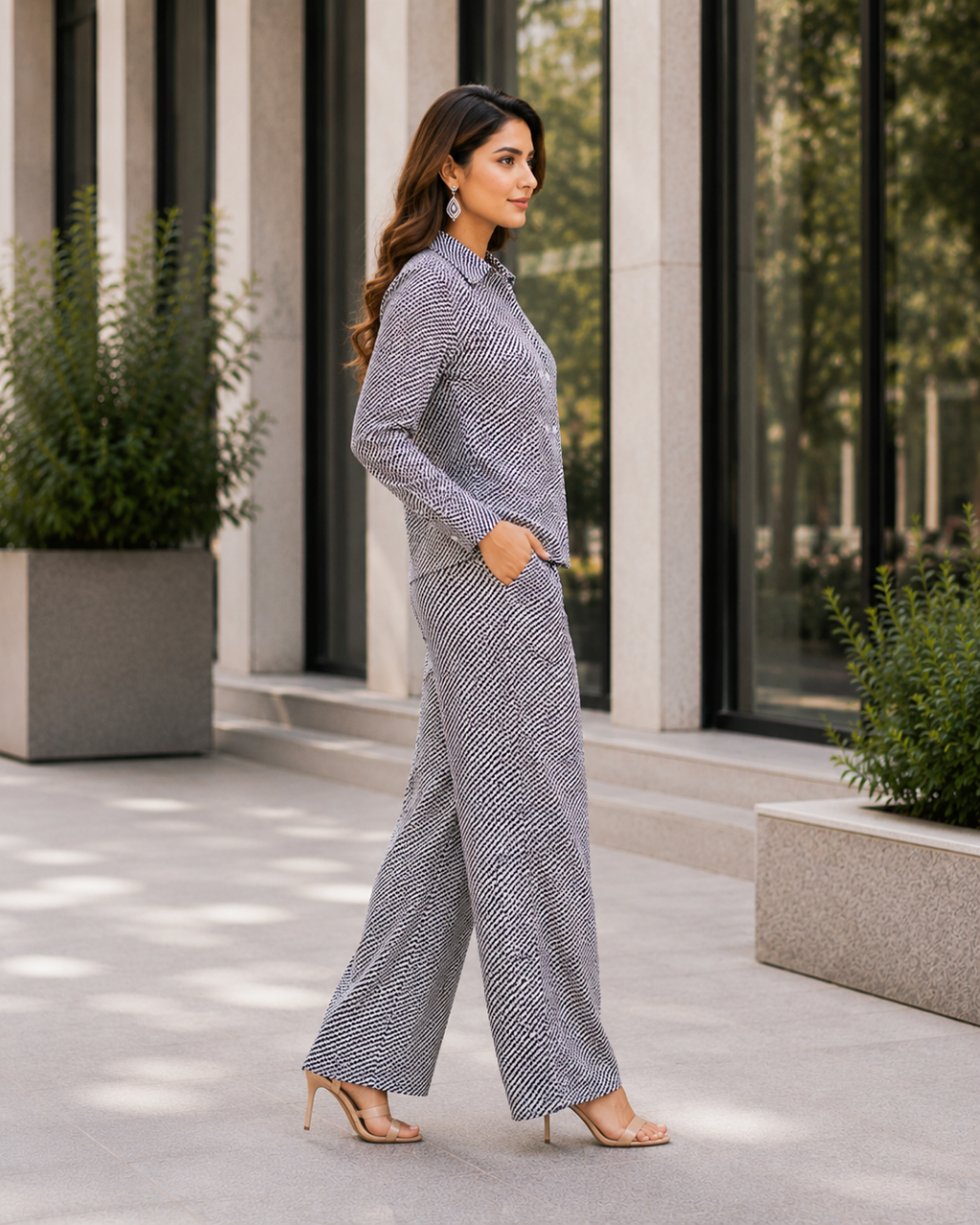 Elara Stripe Co-Ord Set