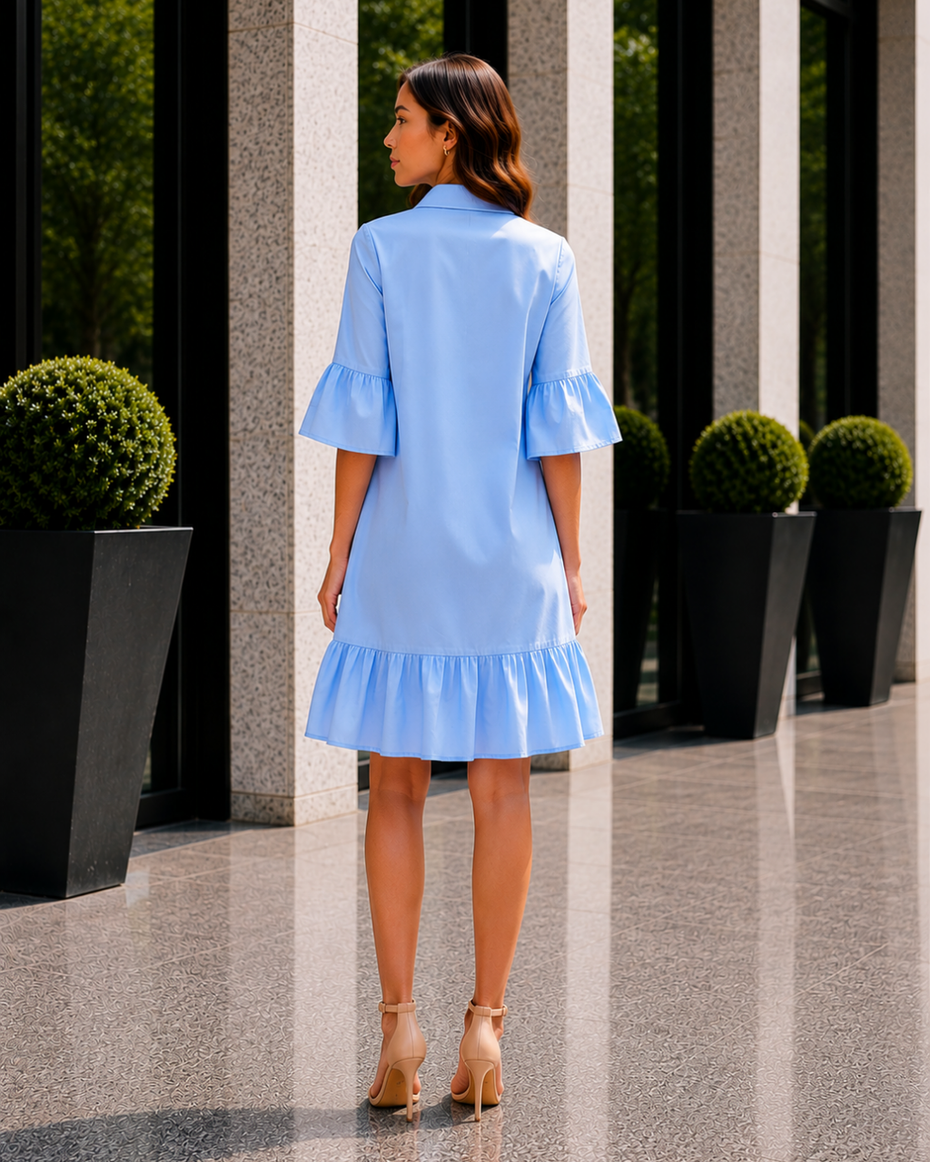 Skyline Shirt Dress