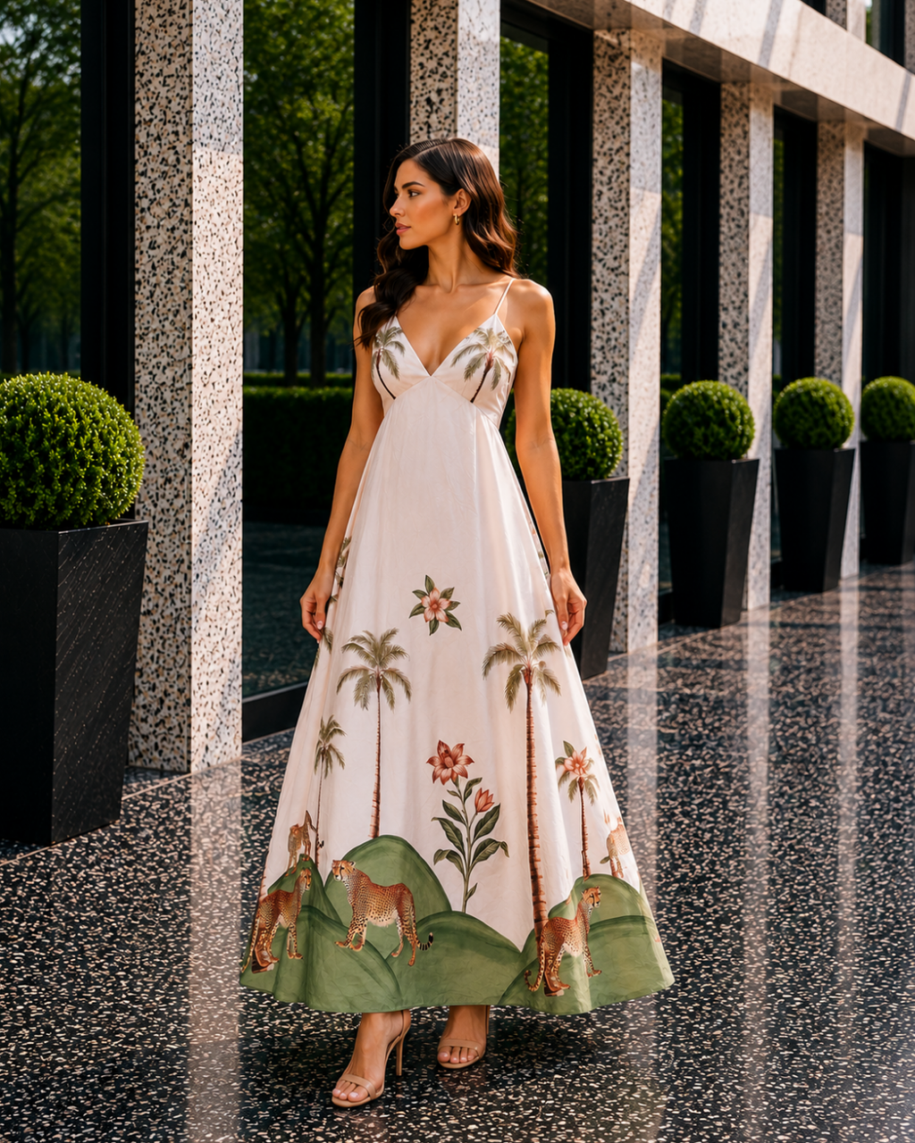 Palm Escape Maxi Dress