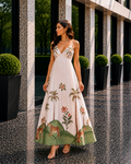 Palm Escape Maxi Dress
