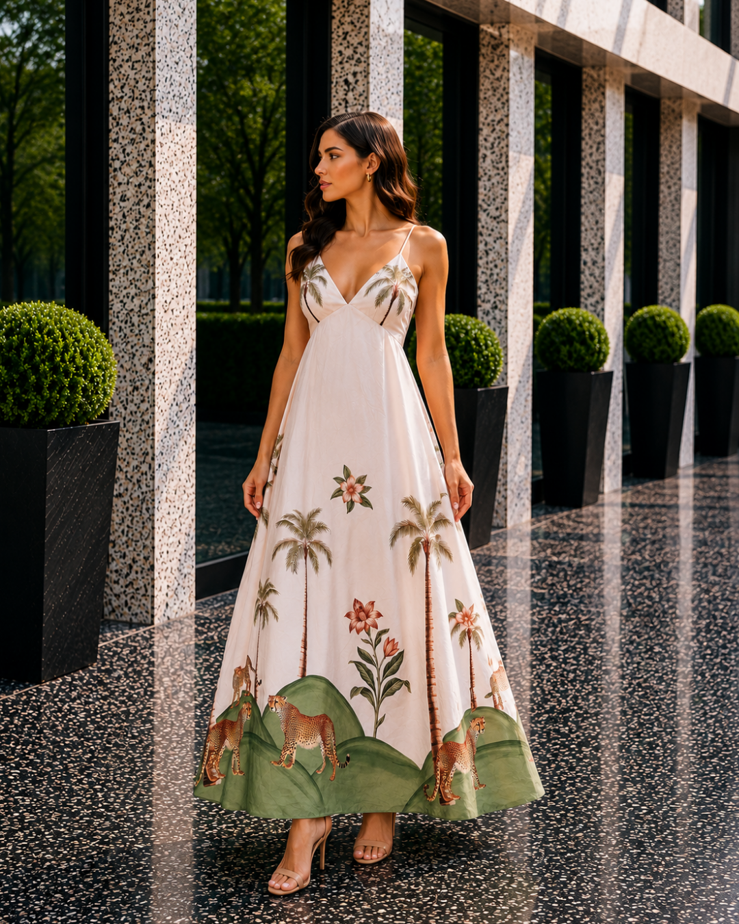 Palm Escape Maxi Dress