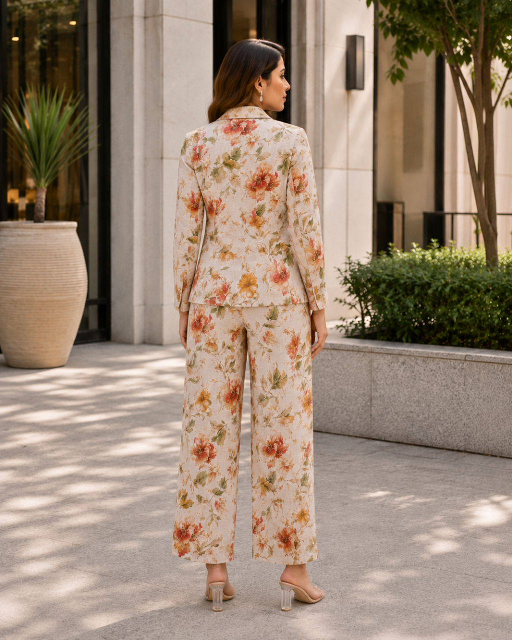 Botanical Bloom Linen Co-Ord Set
