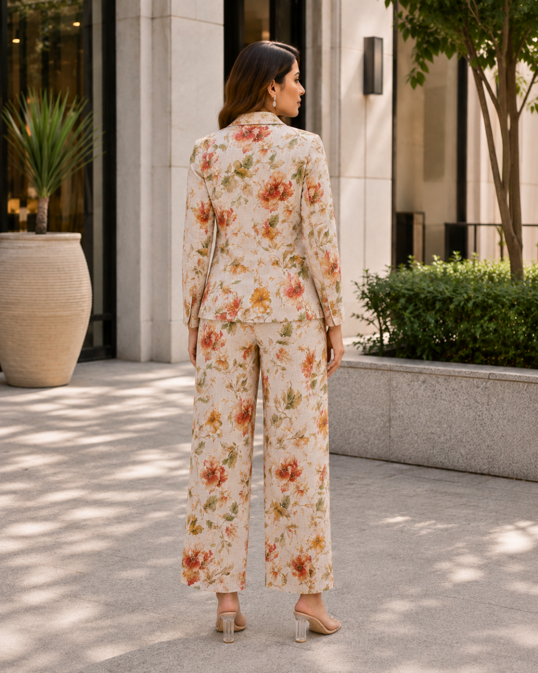 Botanical Bloom Linen Co-Ord Set