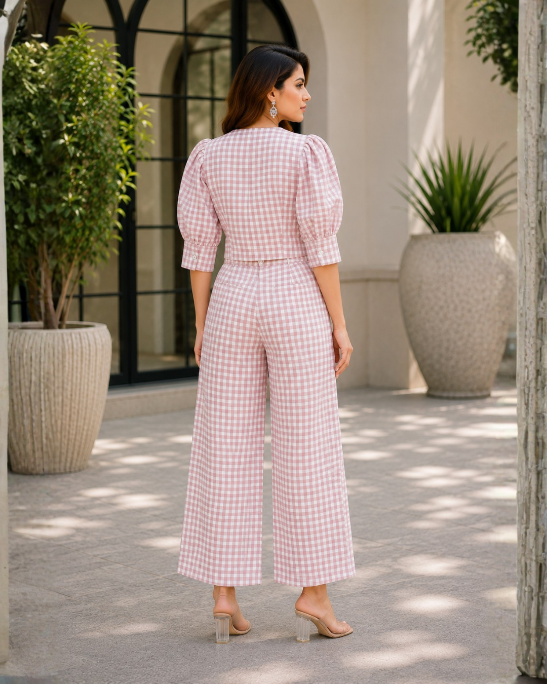Mira Gingham Co-Ord Set