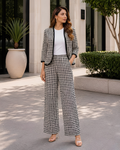 Ziva Houndstooth Co-ord Set