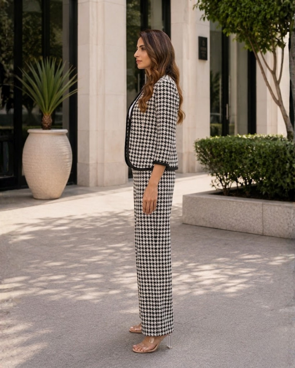 Ziva Houndstooth Co-ord Set