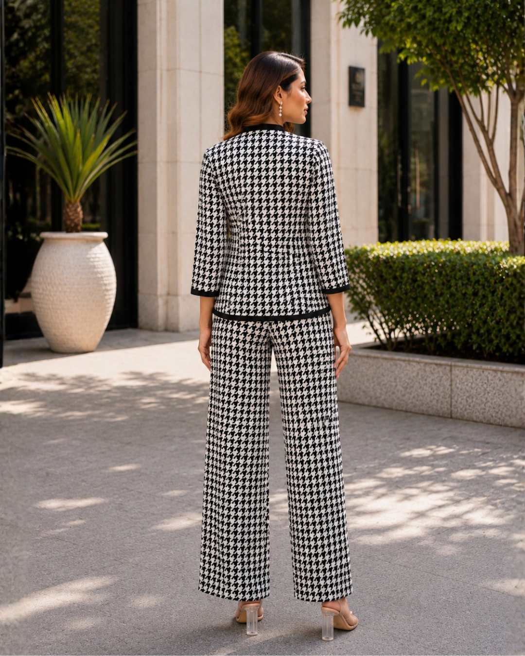 Ziva Houndstooth Co-ord Set