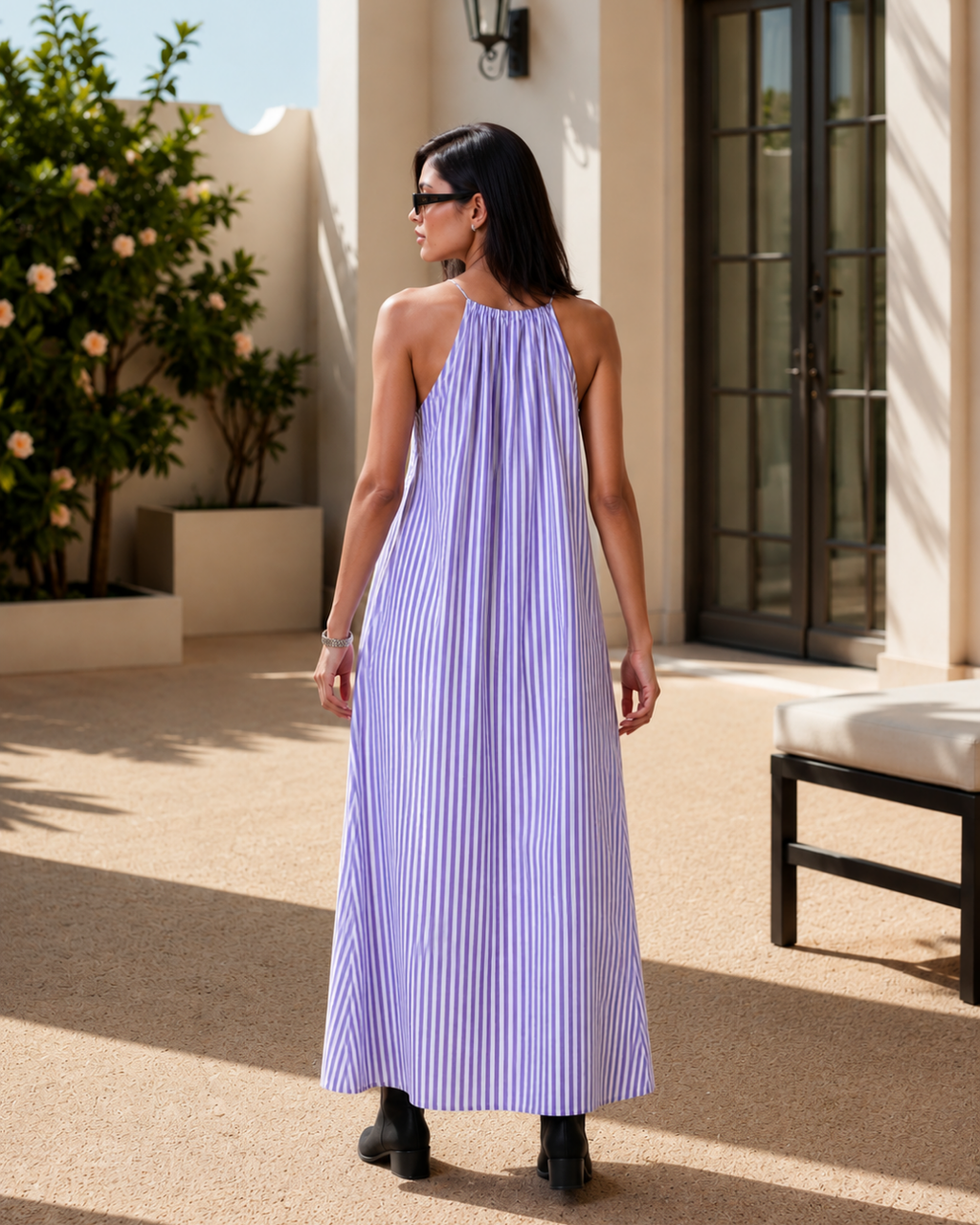 Luna Stripe Maxi Dress