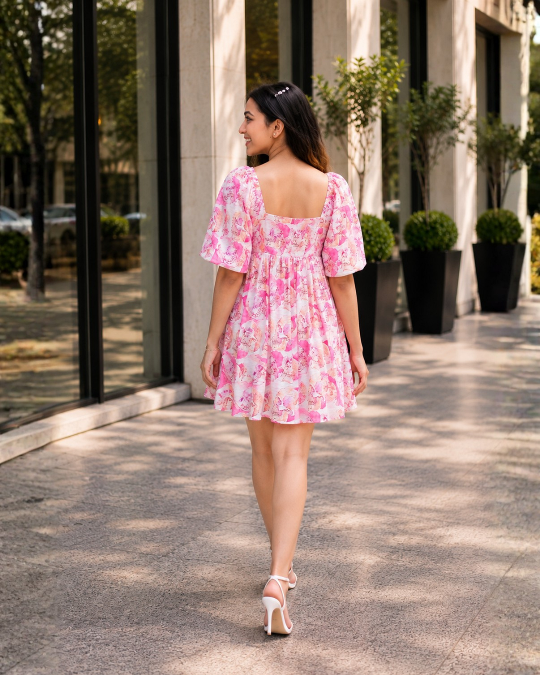 Mira Bloom Mini Dress