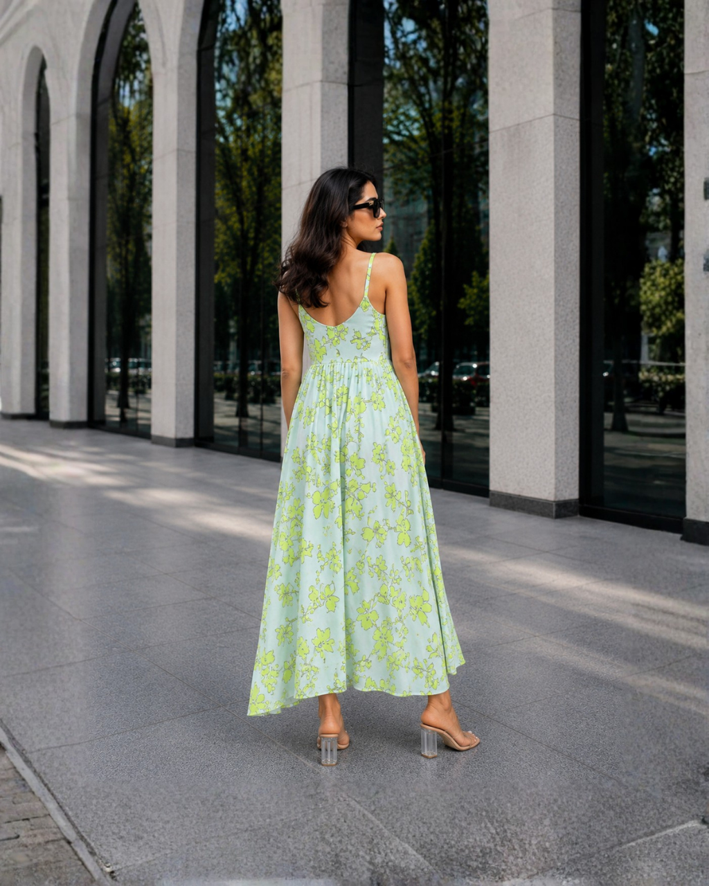 Lime Bloom Dress