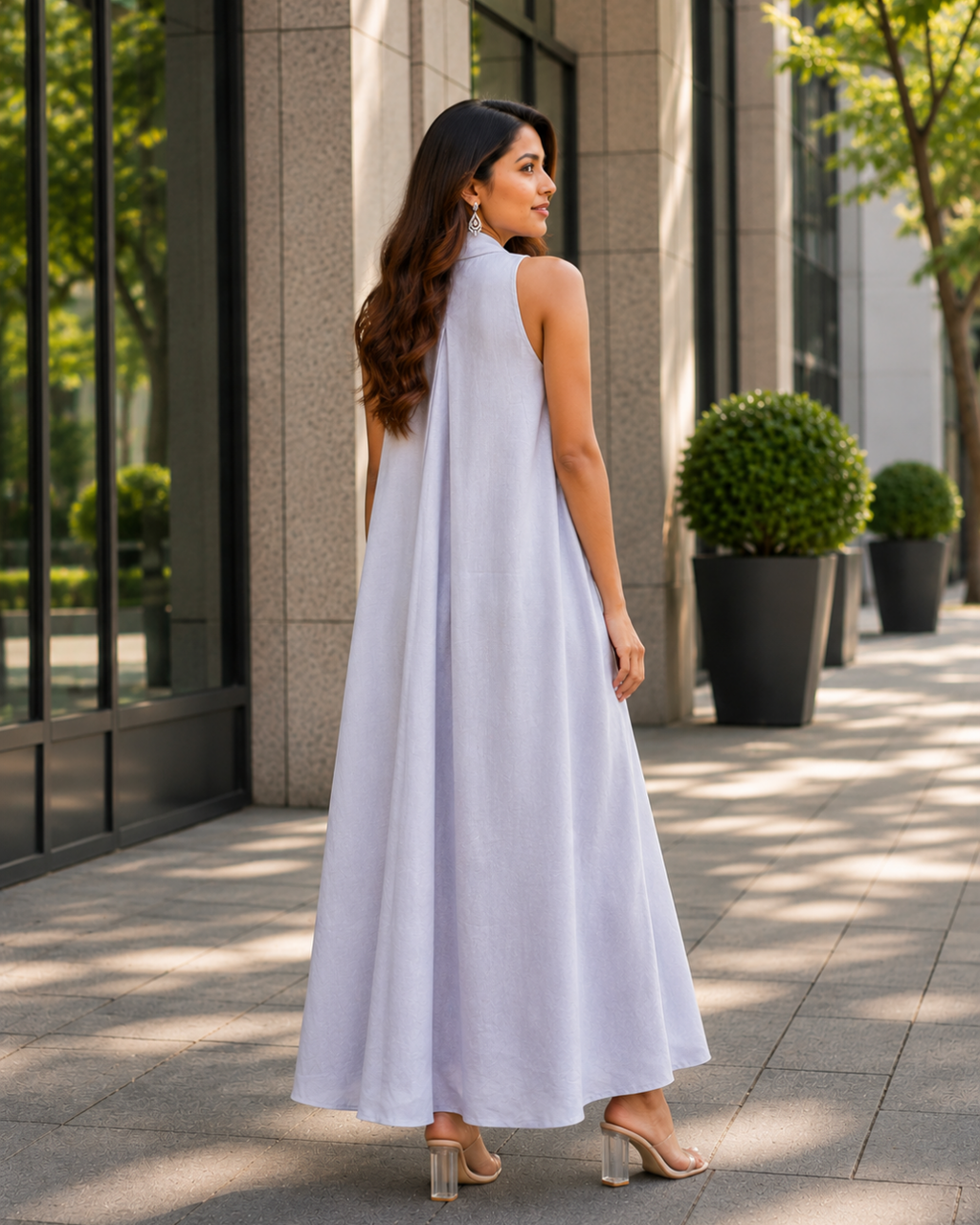 Linen Flow Dress