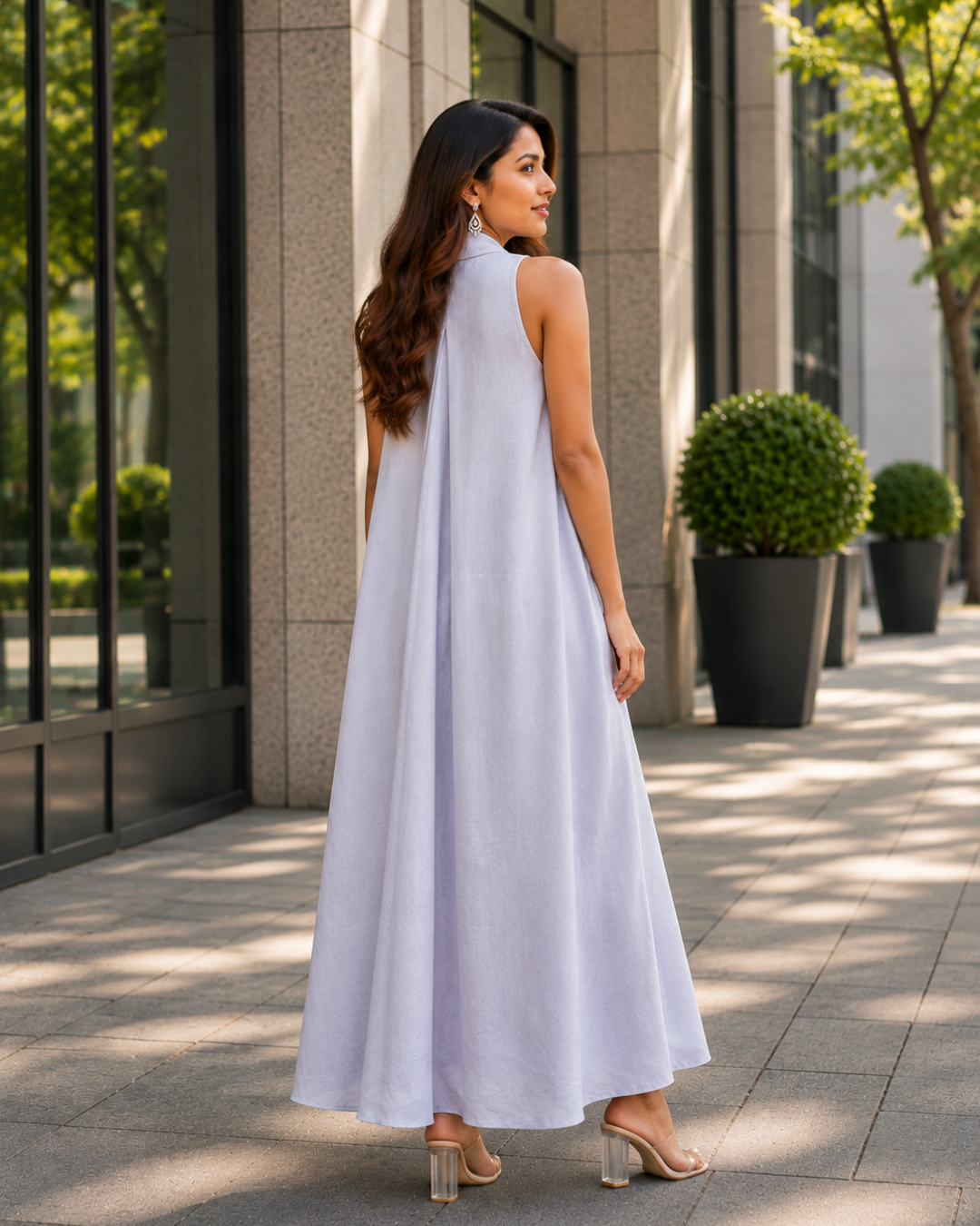 Linen Flow Dress