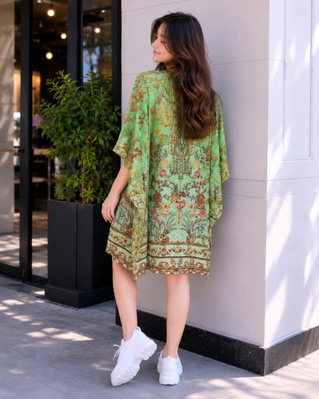 Mint Heritage Printed Kaftan