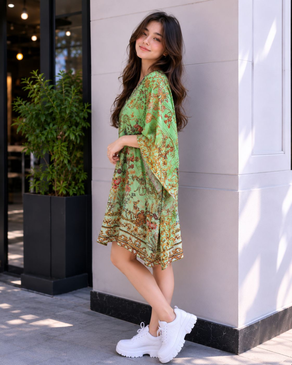 Mint Heritage Printed Kaftan