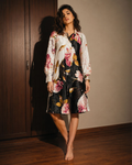 Blossom Luxe Mid-Length Comfy Shirt Dress
