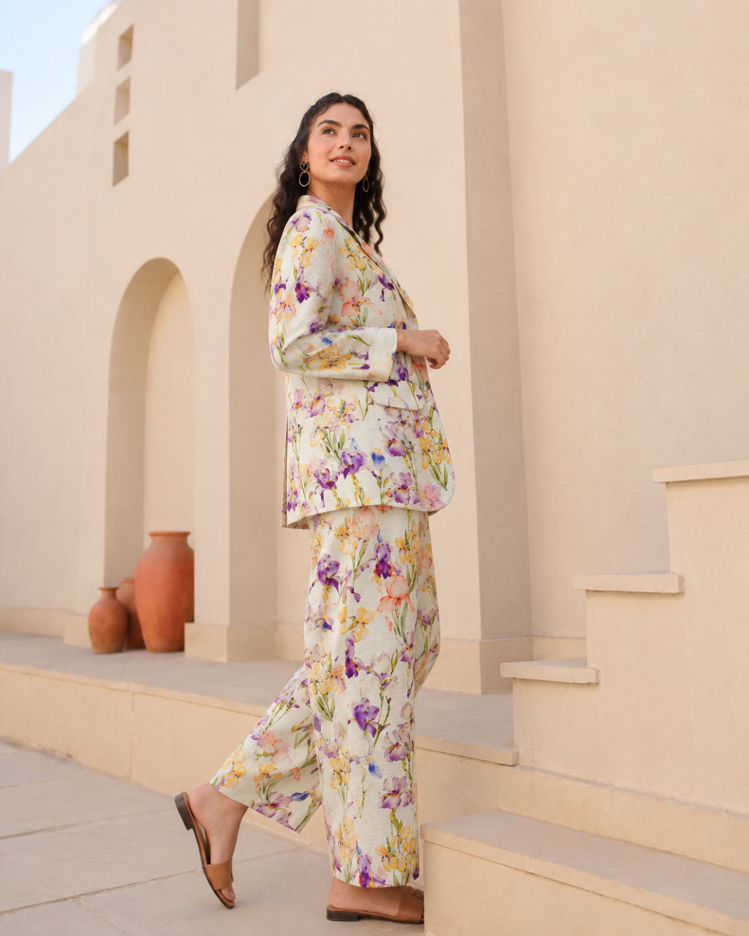 Botanical Bloom Tailored Co-Ord Set